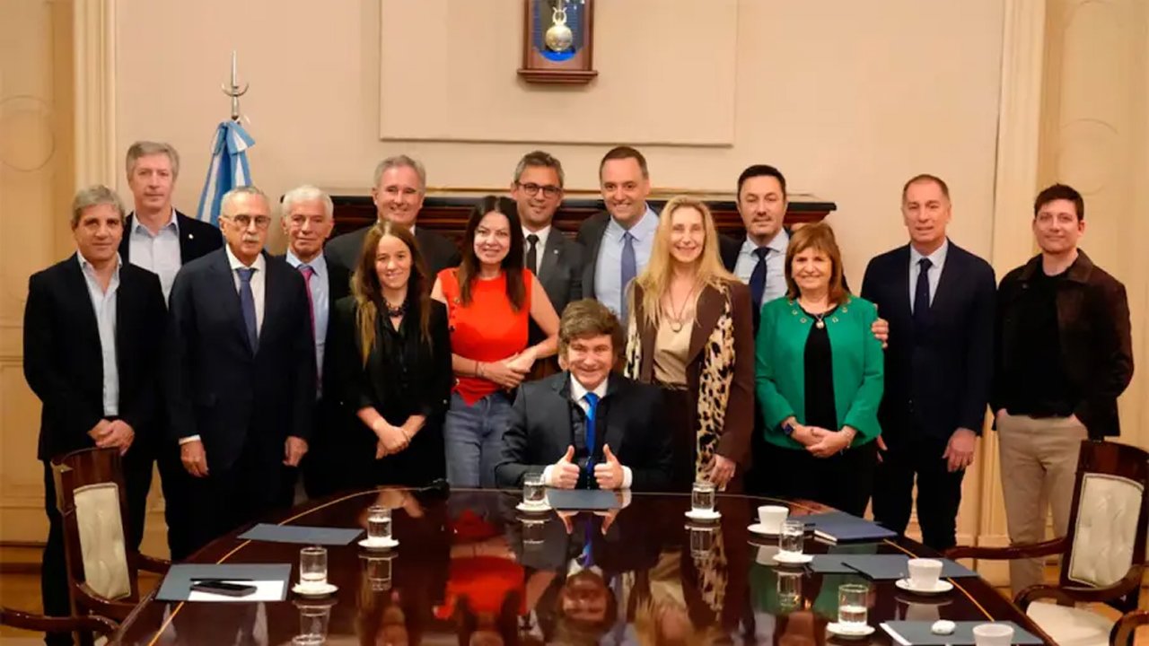 Javier Milei y Gabinete